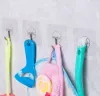 Strong adhesive hook, seamless wall transparent magic sticker, can be freely applied. 2 sets of seamless adhesive hooks Application Scenario